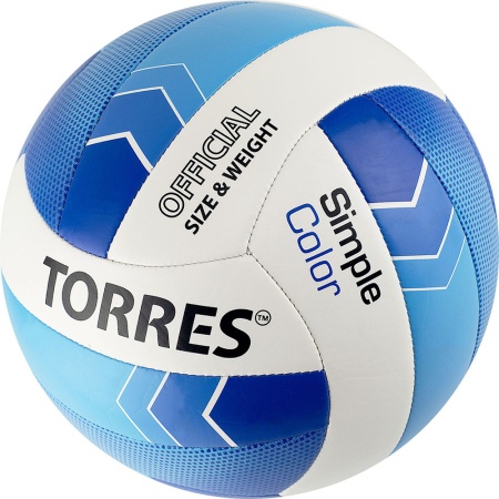 Купить Мяч волейбольный Torres Simple Color любительский р.5 в Оленегорске 